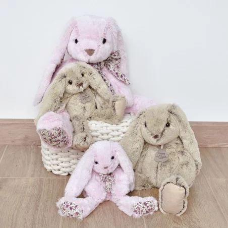 Histoire D'Ours - Lapin Rose 25 Cm 5 Histoire D'Ours - Lapin Rose 25 Cm – Image 3