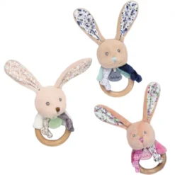 Hochet En Bois Lapin Poupi