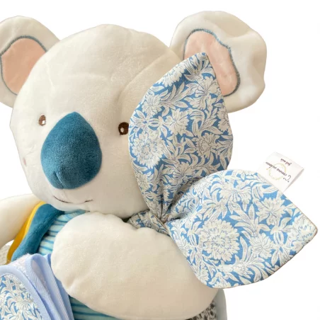 Hochet Oreilles De Lapin Bleuets Des Champs 4 Hochet Oreilles De Lapin Bleuets Des Champs – Image 2