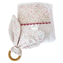 Hochet Oreilles De Lapin Petites Roses 8 Hochet Oreilles De Lapin Petites Roses -C Comme Cadeau Soldes hochet oreilles de lapin petites roses 2