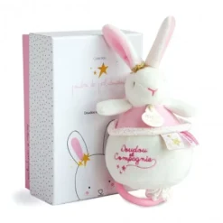 Lapin Fleur - Boîte à Musique Doudou Et Compagnie -C Comme Cadeau Soldes lapin fleurs boite a musique 2