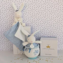 Lapin Matelot - Doudou Avec Mouchoir Doudou Et Compagnie -C Comme Cadeau Soldes lapin matelot pantin avec mouchoir 2