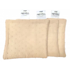 Lot De 3 Lingettes Réutilisables Vanille Caramel
