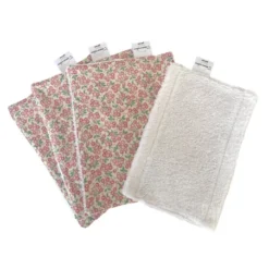 Lot De 4 Lingettes Réutilisables Petites Cerises