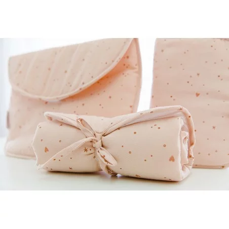 Matelas à Langer De Voyage Pink Sparkle Gloop 4 Matelas à Langer De Voyage Pink Sparkle Gloop – Image 2