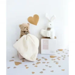 Boite Fleur - Ours Avec Mouchoir Doudou Et Compagnie 8 Boite Fleur - Ours Avec Mouchoir Doudou Et Compagnie -C Comme Cadeau Soldes ours mouchoir en boite fleur 2