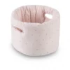 Gloop - Panier De Rangement Bébé Blush Rose -C Comme Cadeau Soldes panier de rangement blush rose gloop