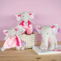 Pantin D'activités éléphant - Baby Nat' -C Comme Cadeau Soldes pantin d activites elephant baby nat 1 4