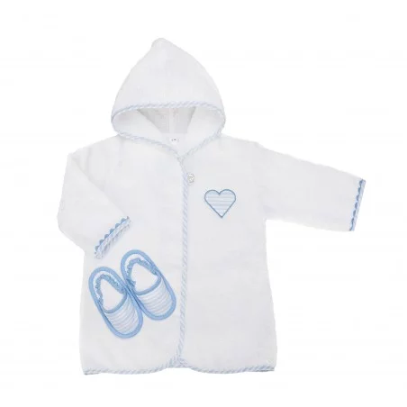 Peignoir Personnalisable Et Ses Chaussons 100 % Coton Bio Lasarito - 0-6 Mois 3 Peignoir Personnalisable Et Ses Chaussons 100 % Coton Bio Lasarito - 0-6 Mois