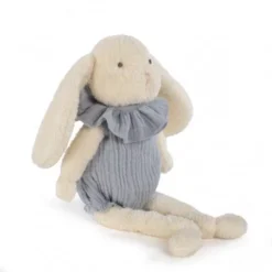 Peluche Lapin Bleu Gris 34 Cm -C Comme Cadeau Soldes peluche lapin bleu gris 34 cm 2