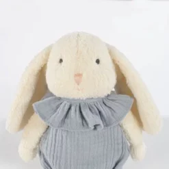 Peluche Lapin Bleu Gris 34 Cm -C Comme Cadeau Soldes peluche lapin bleu gris 34 cm 4