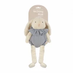 Peluche Lapin Bleu Gris 34 Cm -C Comme Cadeau Soldes peluche lapin bleu gris 34 cm 5