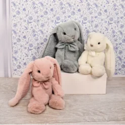 Peluche Lapin Preppy Chic - 40CM -C Comme Cadeau Soldes peluche lapin preppy chic 30cm 1