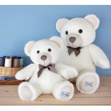 Peluche Ours Couture 35 Cm Maïlou, Made In France 4 Peluche Ours Couture 35 Cm Maïlou, Made In France – Image 2