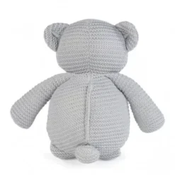 Peluche Ours Tricoté Gris -C Comme Cadeau Soldes peluche ours tricote gris 2