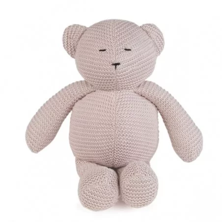 Peluche Ours Tricoté Rose 4 Peluche Ours Tricoté Rose – Image 2