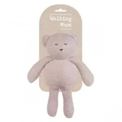Peluche Ours Tricoté Rose 11 Peluche Ours Tricoté Rose -C Comme Cadeau Soldes peluche ours tricote rose 4