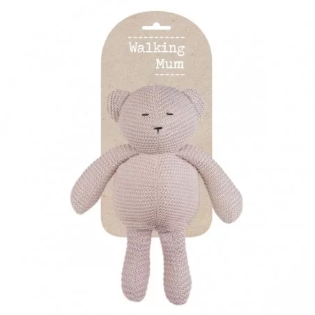 Peluche Ours Tricoté Rose 7 Peluche Ours Tricoté Rose – Image 5