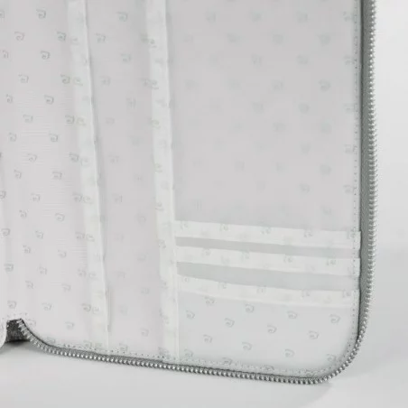 Pasito A Pasito Protège Carnet De Santé Toile De Jouy Gris 5 Pasito A Pasito Protège Carnet De Santé Toile De Jouy Gris – Image 3