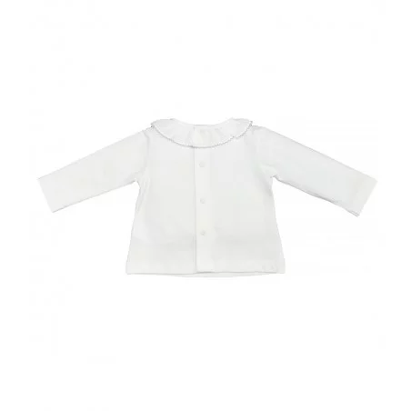 Pull Col Montant à Volants Laranjinha - 6 Mois 4 Pull Col Montant à Volants Laranjinha - 6 Mois – Image 2