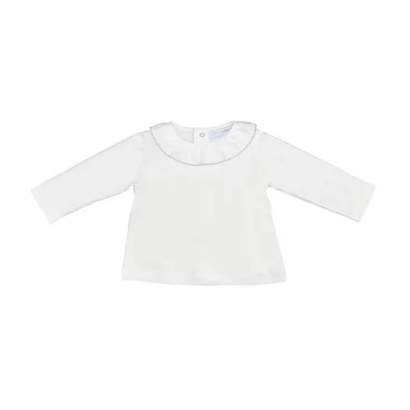 Pull Col Montant à Volants Laranjinha - 6 Mois 3 Pull Col Montant à Volants Laranjinha - 6 Mois