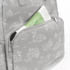 Sac à Dos Toile De Jouy Gris Pasito A Pasito -C Comme Cadeau Soldes sac a dos toile de jouy gris pasito a pasito 15