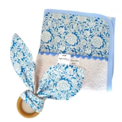 Serviette à Langer Bleuets Des Champs -C Comme Cadeau Soldes serviette a langer bleuets des champs 2