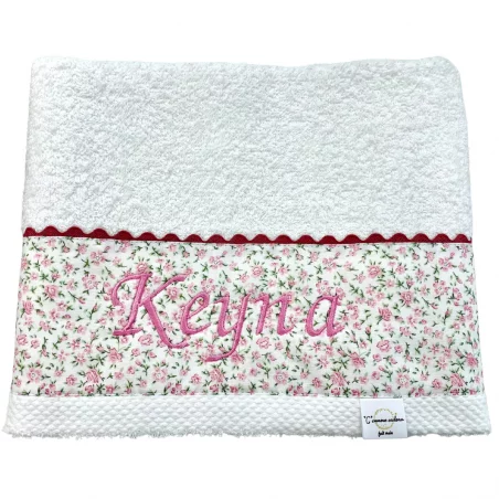 Serviette De Bain M Petites Roses 4 Serviette De Bain M Petites Roses – Image 2
