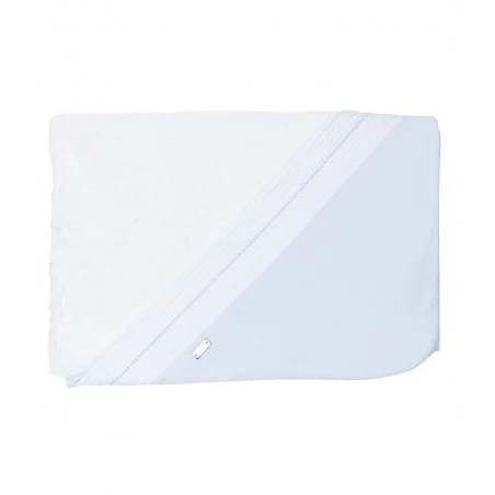 Serviette De Bain Nervures Et Broderie 4 Serviette De Bain Nervures Et Broderie – Image 2