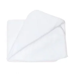 Serviette De Bain Nervures Et Broderie