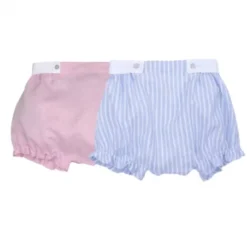 Short En Lin Et Coton Laranjinha - 3 Mois