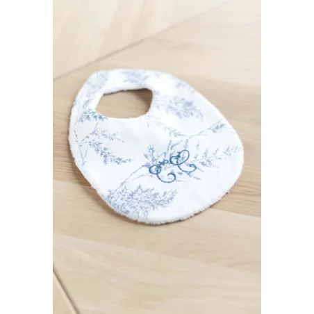 Tartine Et Chocolat - Bavoir Feuillage Bleuet 5 Tartine Et Chocolat - Bavoir Feuillage Bleuet – Image 3