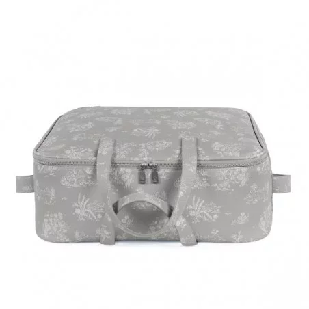 Pasito A Pasito Valise De Maternité Toile De Jouy Grise 7 Pasito A Pasito Valise De Maternité Toile De Jouy Grise – Image 5