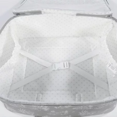 Pasito A Pasito Valise De Maternité Toile De Jouy Grise 12 Pasito A Pasito Valise De Maternité Toile De Jouy Grise – Image 10