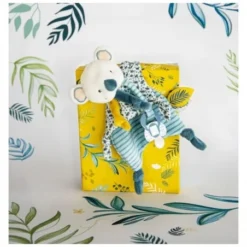 Yoca Koala Et Son Plaid Douceur Blanc